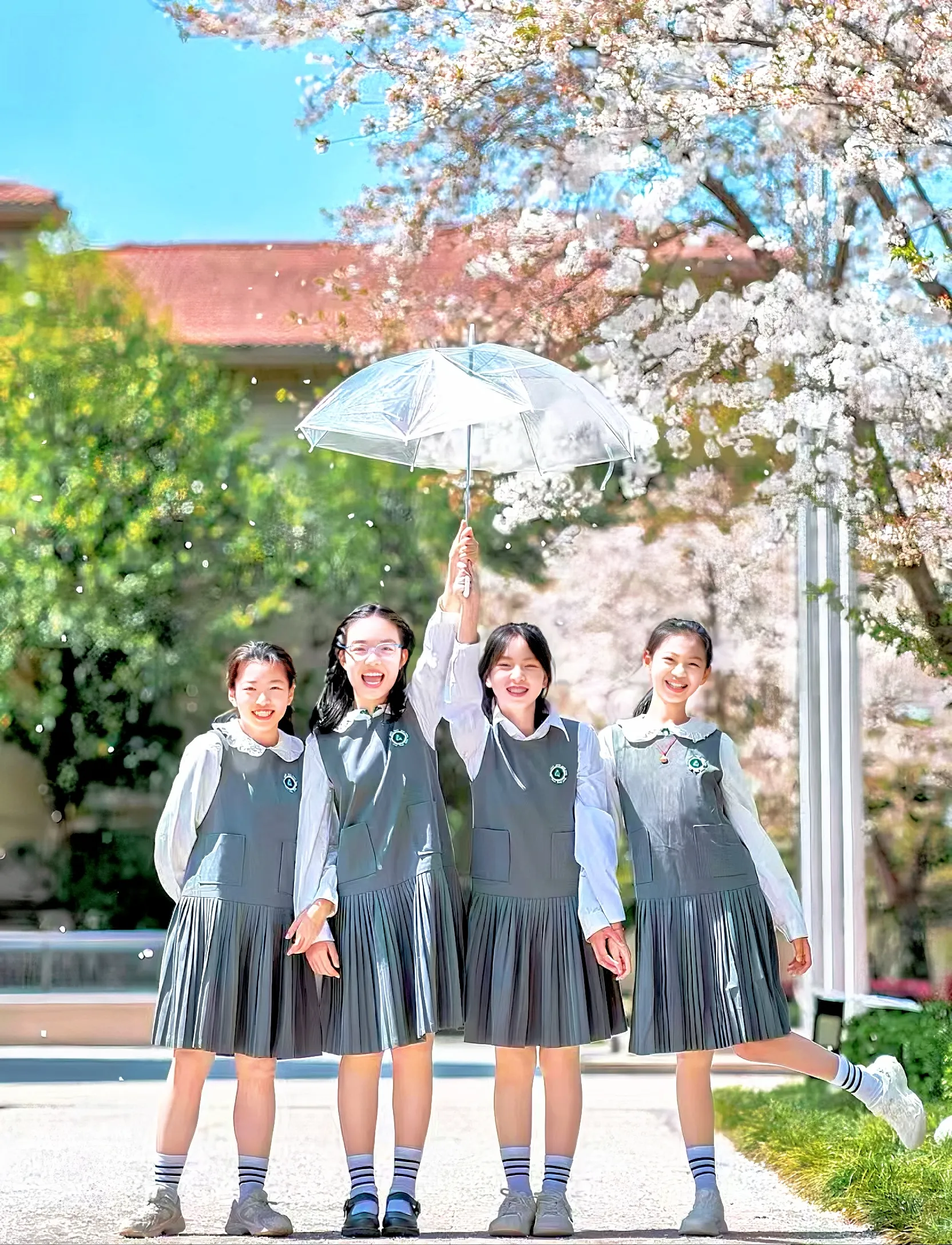 开心²毕业季 - 樱花下的毕业合影